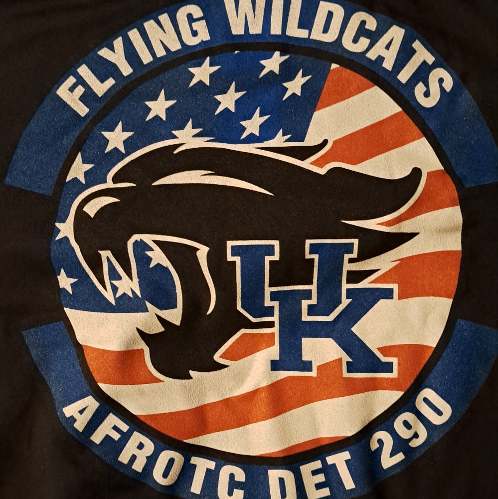 Kentucky Wildcats Afrotc Logo Mens XL Polo Shirt Black Unworn Puma With Tags